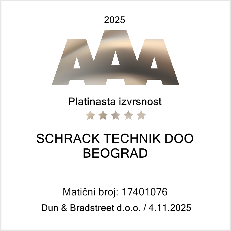 Schrach Technik Srbija - Bonitetna izvrsnost